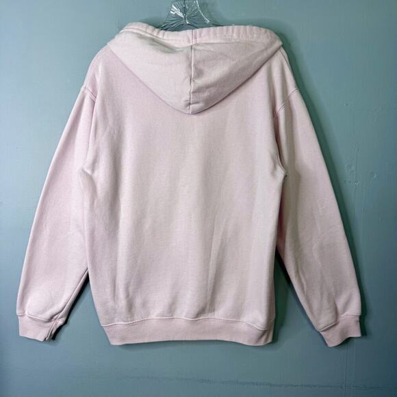 Journey Pale Pink Scarab Logo Hoodie Sweatshirt Women's Size L Stadium Rock Band - Picture 9 of 11